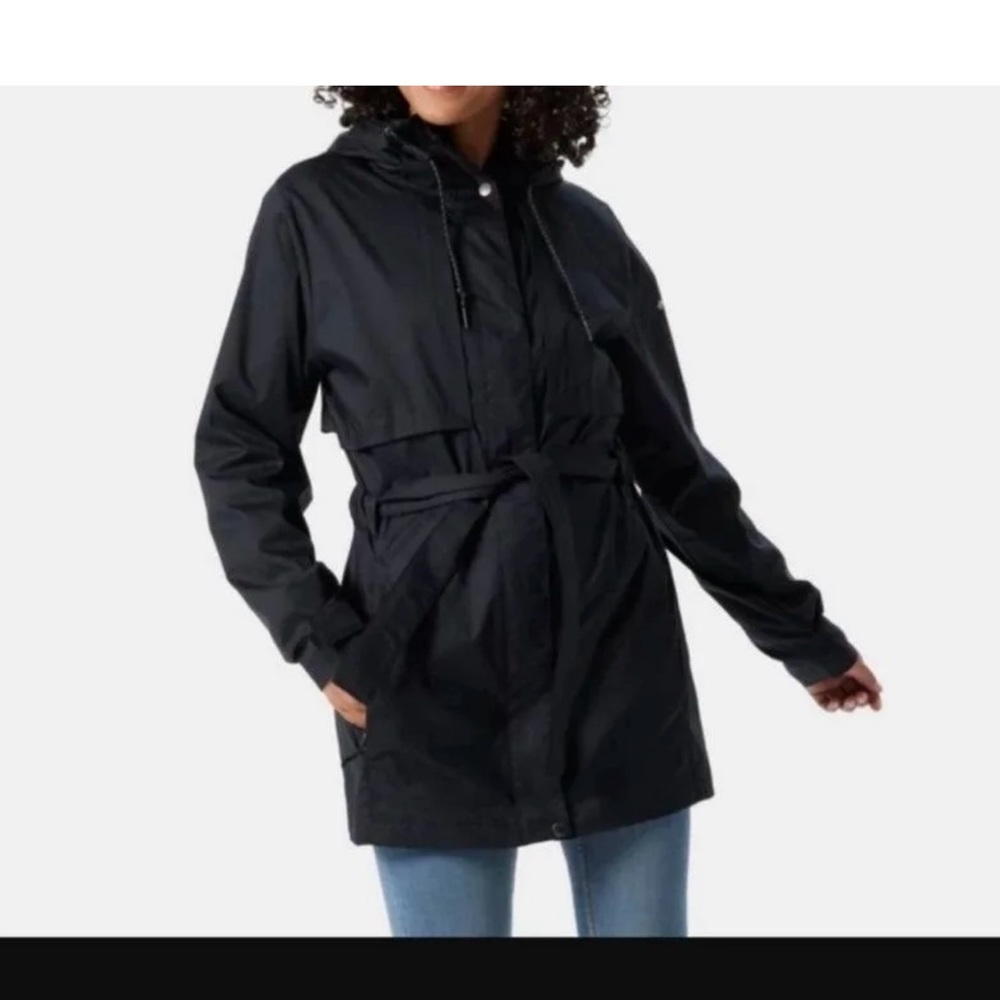 Columbia Rain Jacket- Trench with Tie